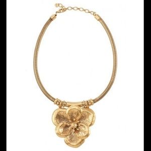 Gold Bloom Necklace, Statement. New.